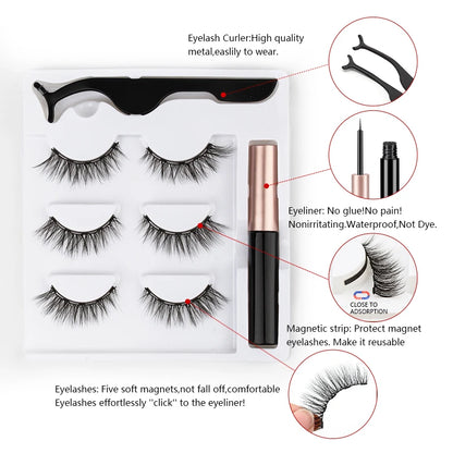 Viral Magnetic Eyelashes (As seen on TikTok)